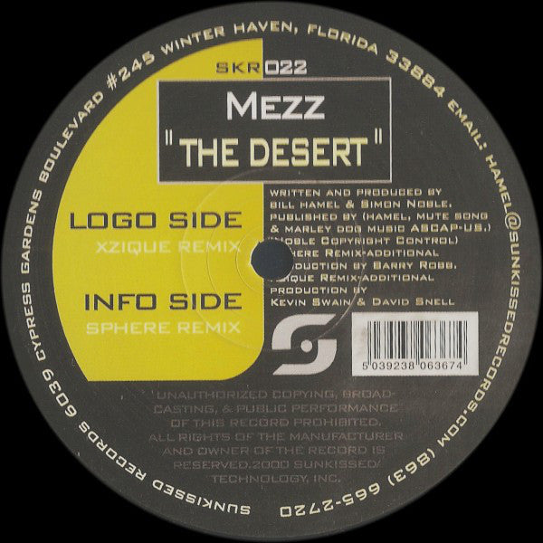 Mezz : The Desert (12")