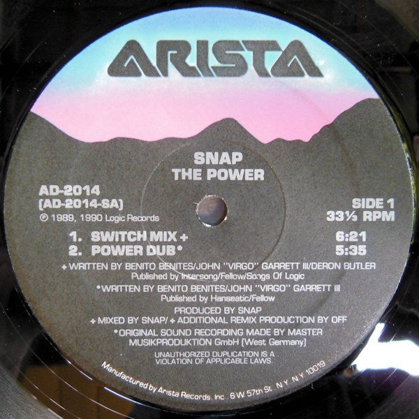 Snap* : The Power (12")