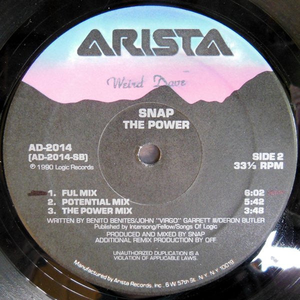 Snap* : The Power (12")