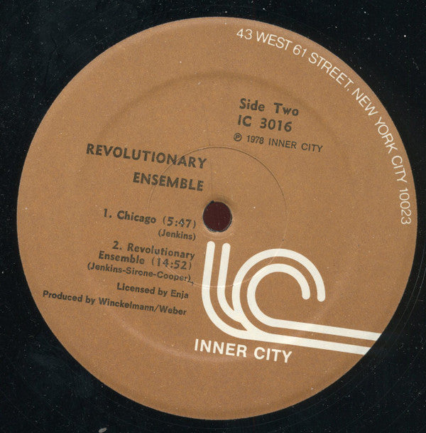 Revolutionary Ensemble* : Revolutionary Ensemble (LP, Album)