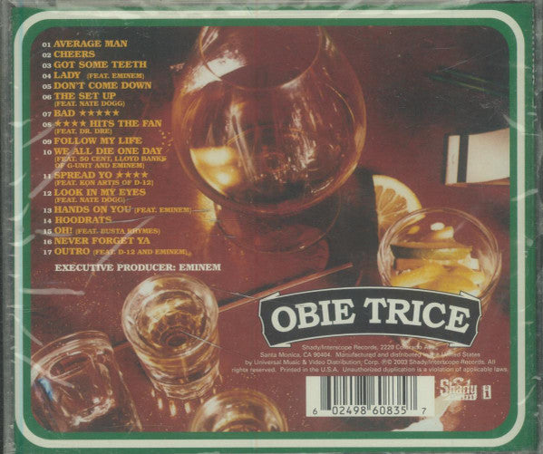 Obie Trice : Cheers (CD, Album, Cle)