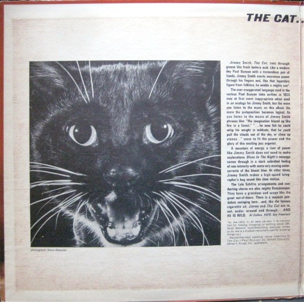 The Incredible Jimmy Smith* : The Cat (LP, Album, Gat)