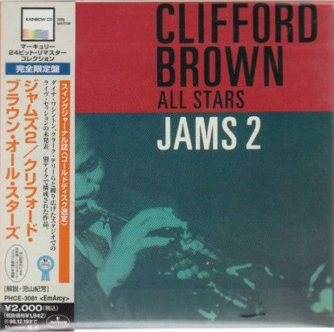 Clifford Brown All Stars : Jams 2 (CD, Album, Ltd, RE, RM, Pap)