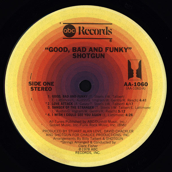 Shotgun (2) : Good, Bad & Funky (LP, Album, San)