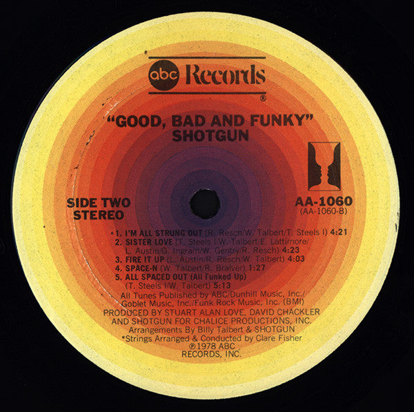 Shotgun (2) : Good, Bad & Funky (LP, Album, San)