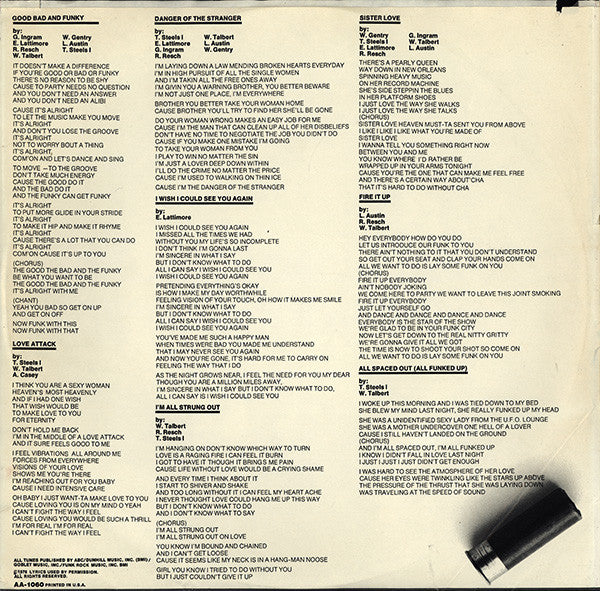 Shotgun (2) : Good, Bad & Funky (LP, Album, San)