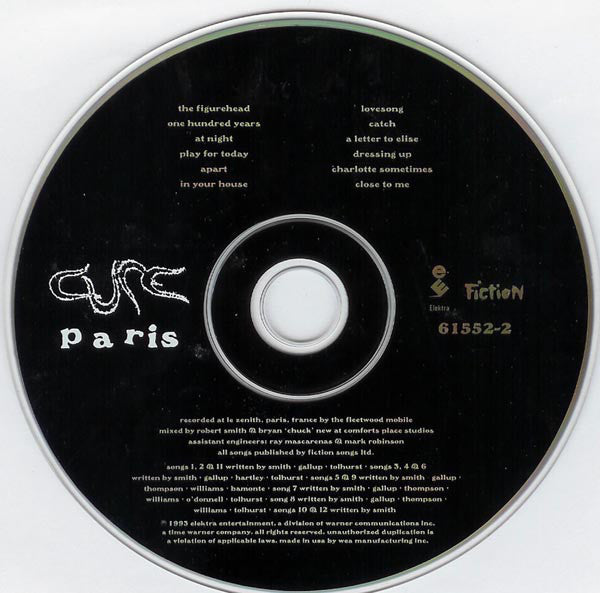 Cure* : Paris (CD, Album, SRC)