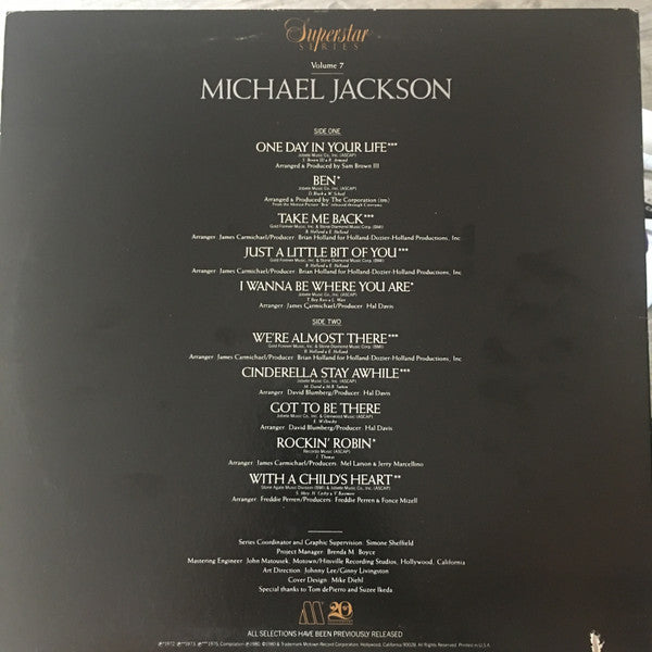 Michael Jackson : Michael Jackson (LP, Comp)