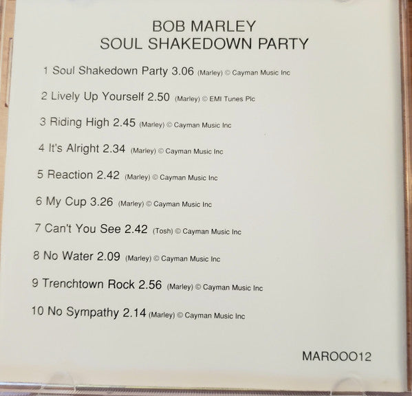 Bob Marley : Soul Shakedown Party (CD, Comp)
