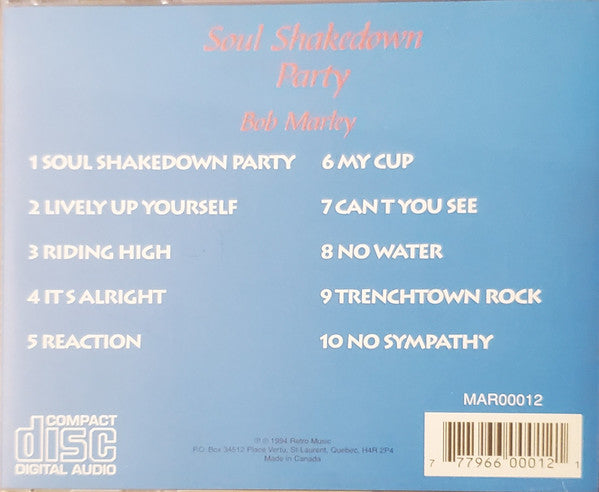 Bob Marley : Soul Shakedown Party (CD, Comp)