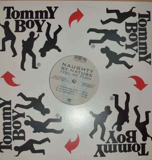 Naughty By Nature : Feel Me Flow / Hang Out And Hustle (12", RE)