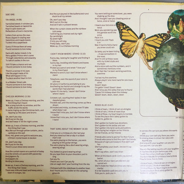Joni Mitchell : Clouds (LP, Album, RP, Gat)