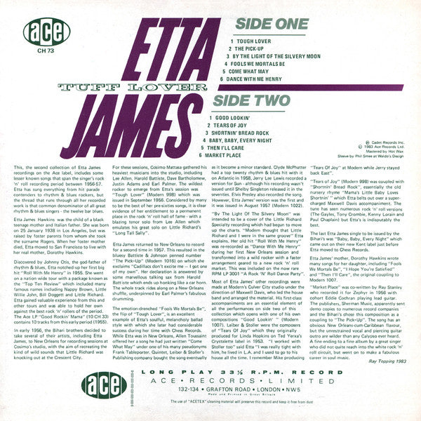 Etta James : Tuff Lover (LP, Comp, Mono)