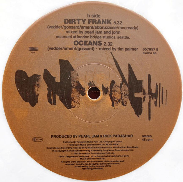 Pearl Jam : Even Flow (12", Maxi, Ltd, Whi)