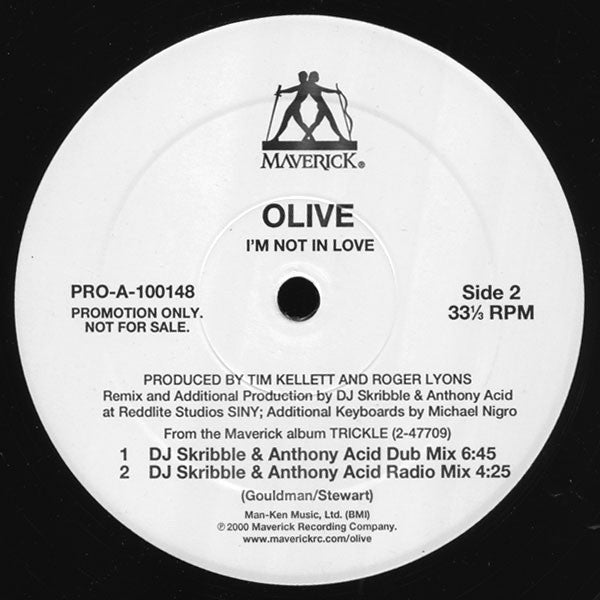 Olive : I'm Not In Love (12", Promo)