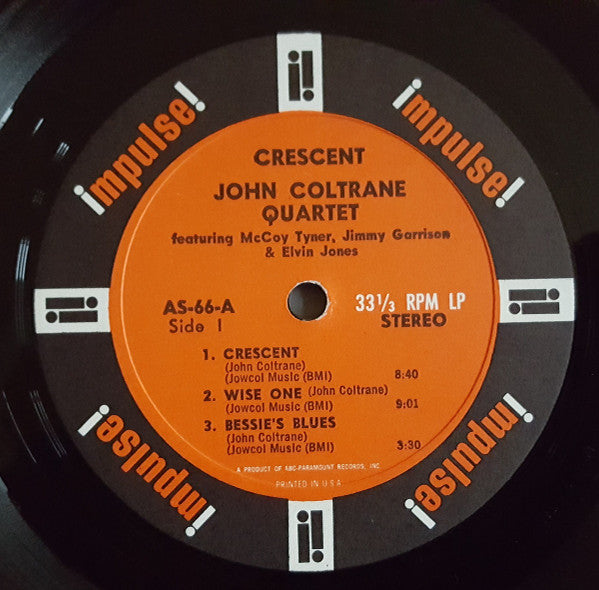 John Coltrane Quartet* : Crescent (LP, Album, RP, Gat)