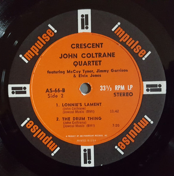John Coltrane Quartet* : Crescent (LP, Album, RP, Gat)