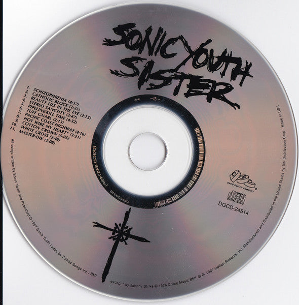 Sonic Youth : Sister (CD, Album, RE, Tec)