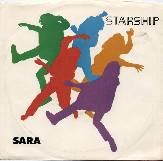 Starship (2) : Sara  (7", Single, Blu)