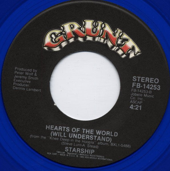 Starship (2) : Sara  (7", Single, Blu)