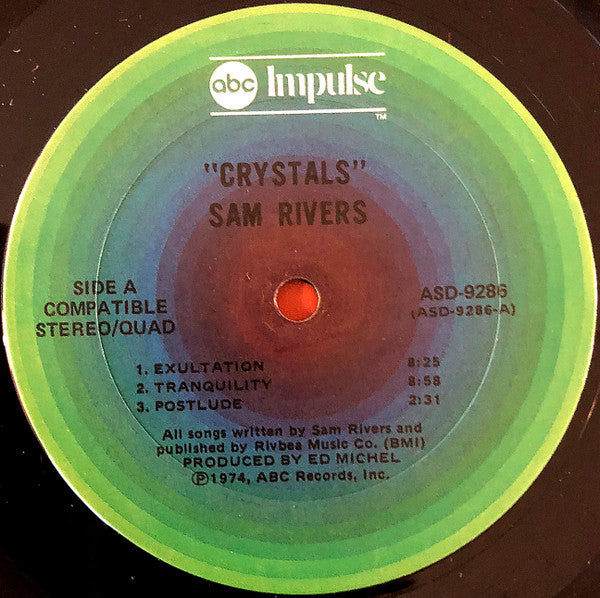 Sam Rivers : Crystals (LP, Album, Quad)