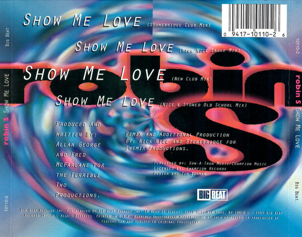 Robin S* : Show Me Love (CD, Maxi)