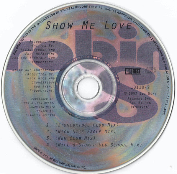 Robin S* : Show Me Love (CD, Maxi)