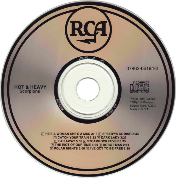 Scorpions : Hot & Heavy (CD, Comp, RM)