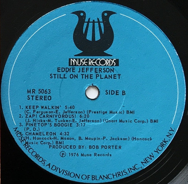 Eddie Jefferson : Still On The Planet (LP, Album)