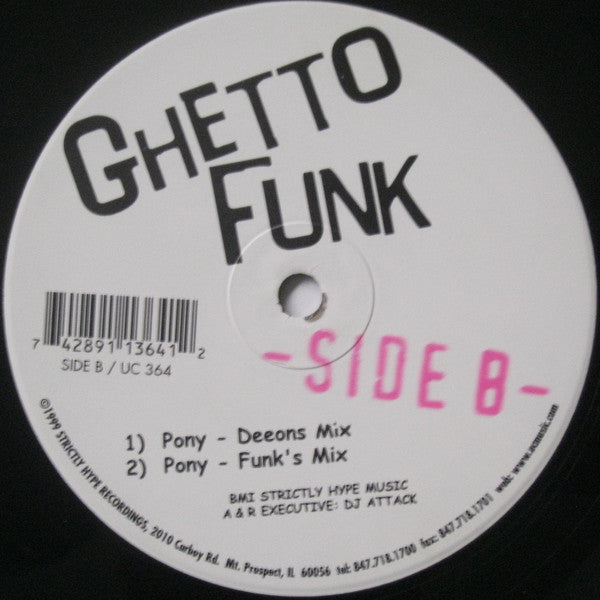 DJ Deeon & DJ Funk : Ghetto Funk (12")