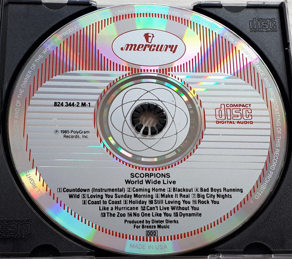 Scorpions : World Wide Live (CD, Album)