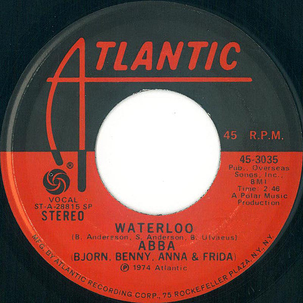 ABBA, Bjorn, Benny, Anna & Frida* : Waterloo (7", Single, Spe)