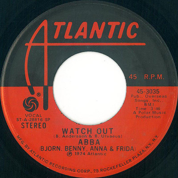 ABBA, Bjorn, Benny, Anna & Frida* : Waterloo (7", Single, Spe)
