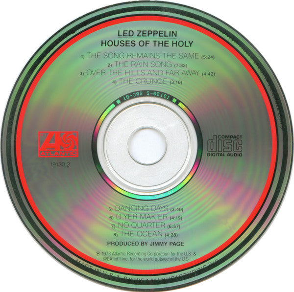 Led Zeppelin : Houses Of The Holy (CD, Album, RE, SRC)