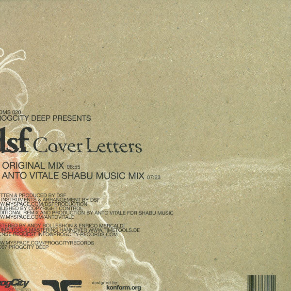 DSF (2) : Cover Letters (12")