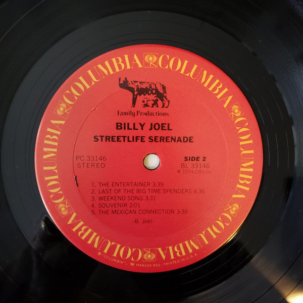 Billy Joel : Streetlife Serenade (LP, Album)