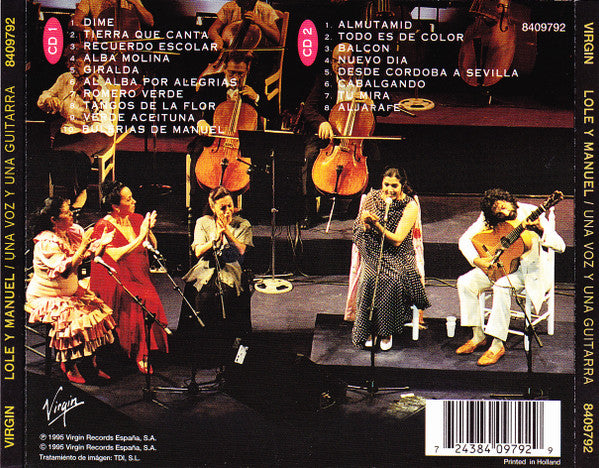Lole Y Manuel : Una Voz Y Una Guitarra (2xCD, Album)