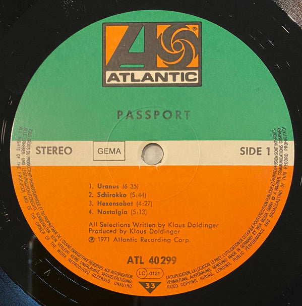 Passport (2) : Passport (LP, Album, RE, Gat)