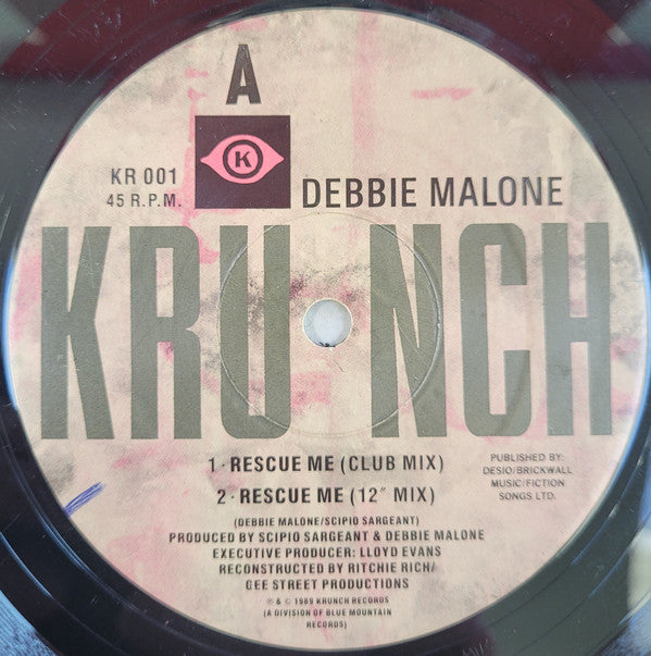 Debbie Malone : Rescue Me (12")