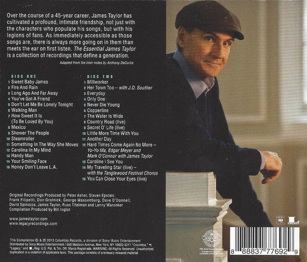 James Taylor (2) : The Essential James Taylor (2xCD, Comp)