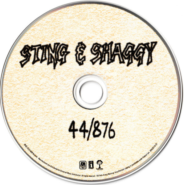 Sting & Shaggy : 44/876 (CD, Album, Dig)