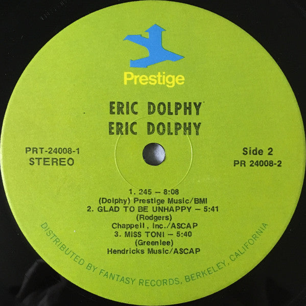 Eric Dolphy : Eric Dolphy (2xLP, Comp, RM, Ind)