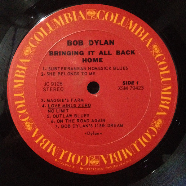 Bob Dylan : Bringing It All Back Home (LP, Album, RE, Ter)