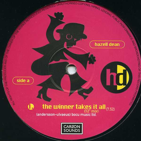 Hazell Dean : The Winner Takes It All (12")