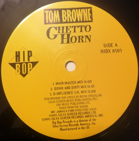 Tom Browne : Ghetto Horn (12", Maxi)