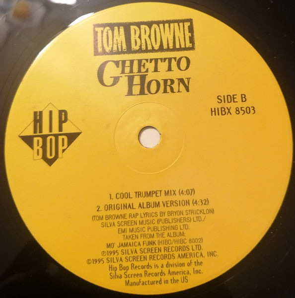 Tom Browne : Ghetto Horn (12", Maxi)