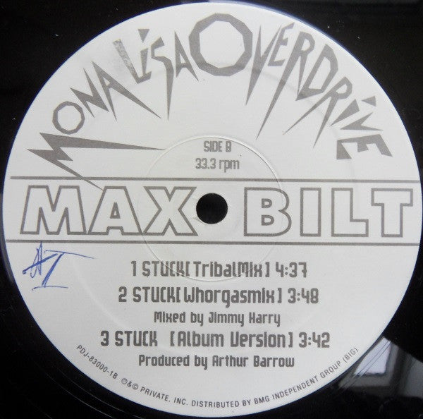 Mona Lisa Overdrive (2) : Stuck (12", Promo)