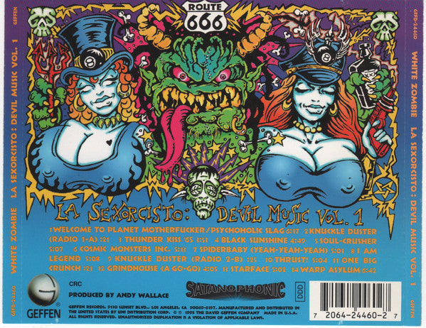White Zombie : La Sexorcisto: Devil Music Vol. 1 (CD, Album, Club, Col)