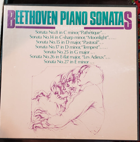 Ludwig van Beethoven, Richard Goode : Piano Sonatas (3xLP, Album, Club + Box)
