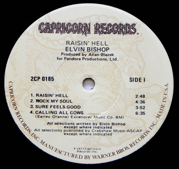 Elvin Bishop : Raisin' Hell (2xLP, Album, Los)